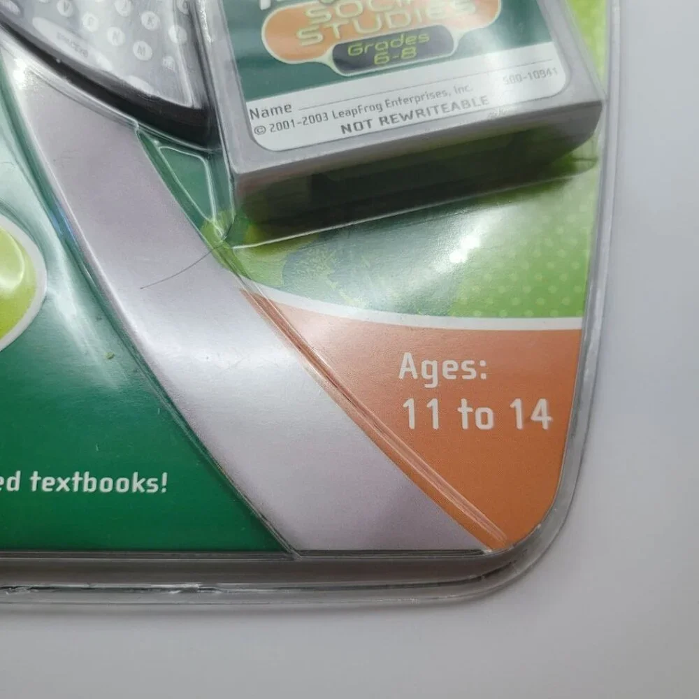 iQuest Social Studies Grades 6 7 8 Cartridge Leap Frog Learning Education Game‎